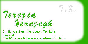 terezia herczegh business card